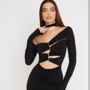 NEVER WORN HOUSE OF CB current season cutout dress.